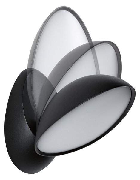 P 94767 LED venkovní nástěnné svítidlo Batona IP44 137x110mm 3000K 12W 230V antracit hliník - PAULMANN