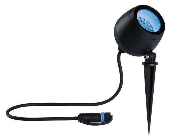 P 94769 Plug & Shine LED bodové zahradní světlo Smart Home Zigbee Kikolo IP65 RGBW+ 6,2W antracit - PAULMANN