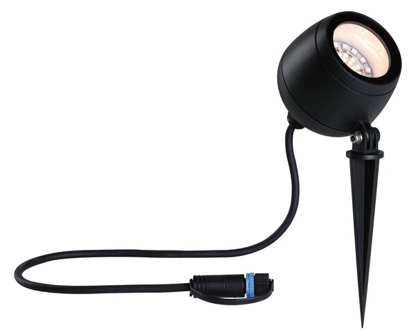 P 94769 Plug & Shine LED bodové zahradní světlo Smart Home Zigbee Kikolo IP65 RGBW+ 6,2W antracit - PAULMANN