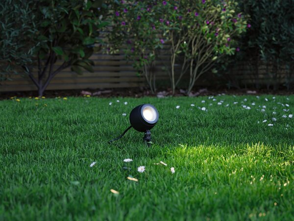 P 94769 Plug & Shine LED bodové zahradní světlo Smart Home Zigbee Kikolo IP65 RGBW+ 6,2W antracit - PAULMANN