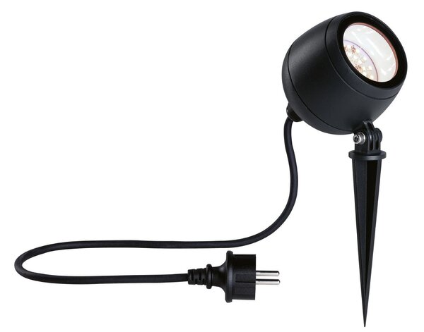 P 94770 LED bodové zahradní světlo Smart Home Zigbee Kikolo neláká hmyz IP65 90mm CCT 6,2W 230V 80° antracit umělá hmota/hliník - PAULMANN