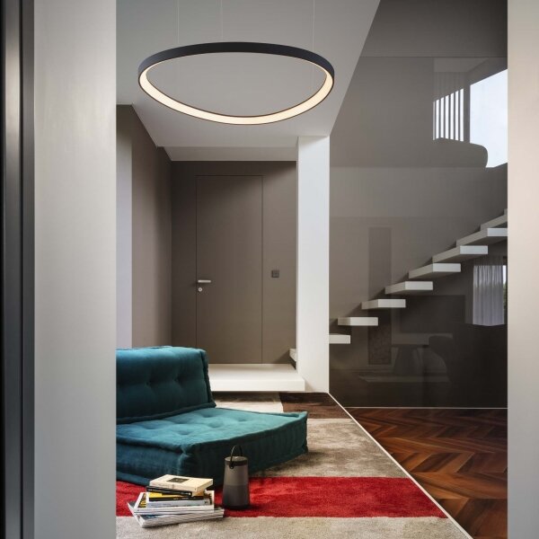Ideal Lux - LED Lustr na lanku GEMINI LED/36W/230V 4000K pr. 42,5cm CRI 90 černá