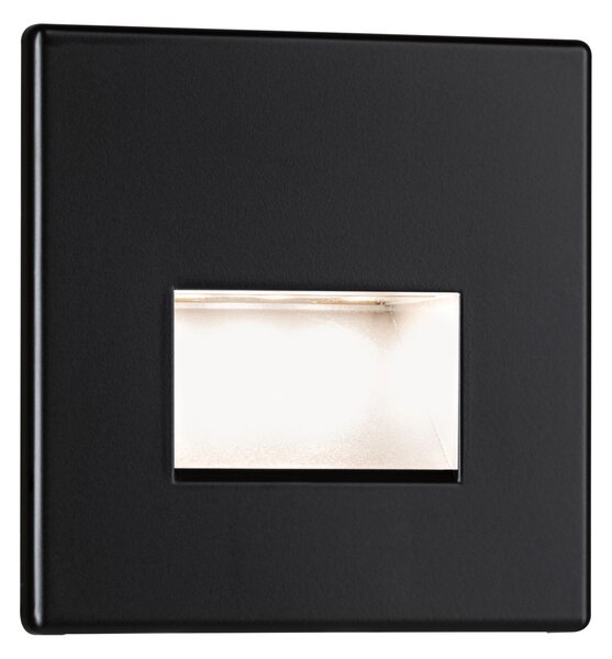 Paulmann 93094 Edge Quadro, svítidlo do stěny, 1x1,1W LED 2700K, matná černá, 8x8cm
