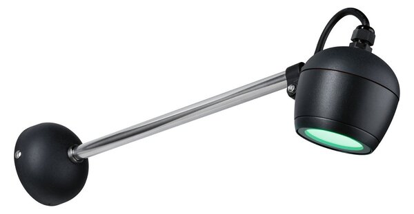 P 94773 LED venkovní nástěnné svítidlo Smart Home Zigbee Kikolo RGBW IP65 90mm RGBW+ 6,2W 230V antracit umělá hmota/hliník - PAULMANN