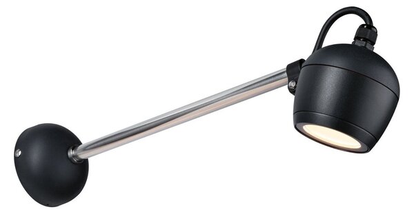 P 94772 LED venkovní nástěnné svítidlo Smart Home Zigbee Kikolo neláká hmyz IP65 90mm CCT 6,2W 230V 80° antracit umělá hmota/hliník - PAULMANN