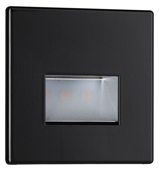 Paulmann 93094 Edge Quadro, svítidlo do stěny, 1x1,1W LED 2700K, matná černá, 8x8cm