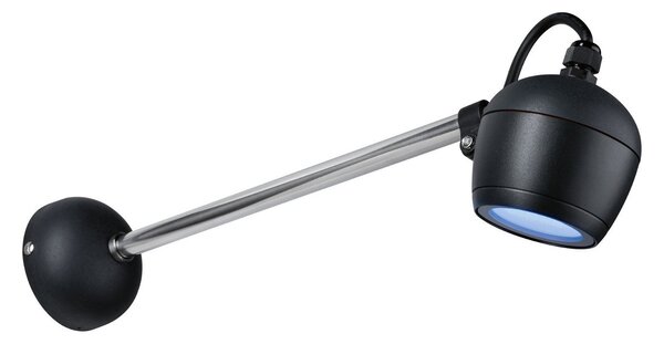 P 94773 LED venkovní nástěnné svítidlo Smart Home Zigbee Kikolo RGBW IP65 90mm RGBW+ 6,2W 230V antracit umělá hmota/hliník - PAULMANN