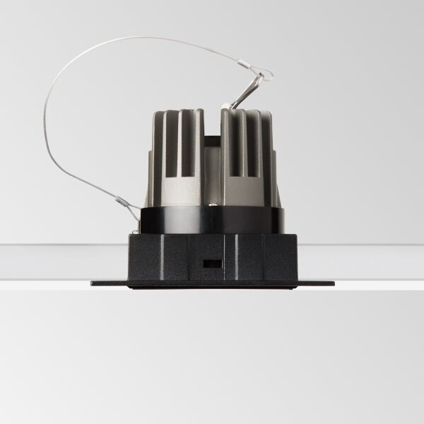 Ideal Lux - LED Podhledové svítidlo GAME TRIM LED/11W/230V 8,4x8,4 cm IP40 černá