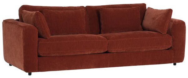 WOOOD Hnědá trojmístná pohovka Chunky 240 cm
