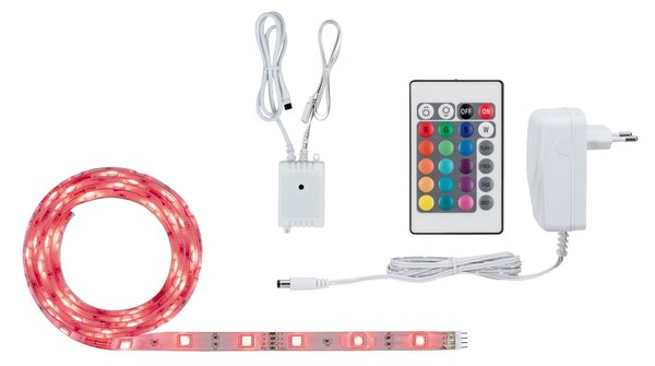 Paulmann 70960 SimpLED, LED pásek 10W RGB včetně trafa a dálkového ovládání, 1,5m
