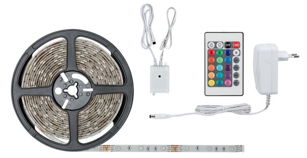 Paulmann 78978 SimpLED, LED pásek 20W RGB včetně trafa a dálkového ovládání, 5m