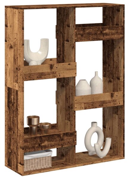 Dělicí stěna old wood 100 x 33 x 135 cm kompozitní dřevo