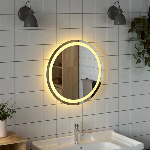 Koupelnové LED zrcadlo 50 cm kulaté