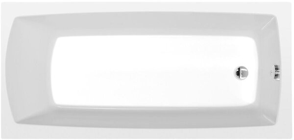 Polysan Lily obdélníková vana slim 150x70 cm bílá 72273S