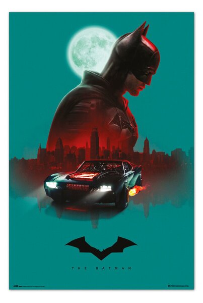 Plakát, Obraz - The Batman - Hero, (61 x 91.5 cm)