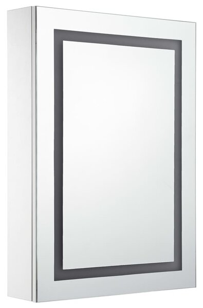 LED koupelnová skříňka se zrcadlem 50 x 13 x 70 cm