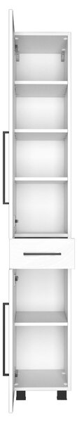 VYSOKÁ SKŘÍŇ, bílá, bílá, 30/180/35 cm Held - Koupelnové série, Online Only