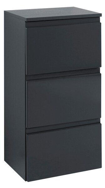 SPODNÍ SKŘÍŇKA, šedá, barvy grafitu, 40/79/35 cm Held - Koupelnové série, Online Only
