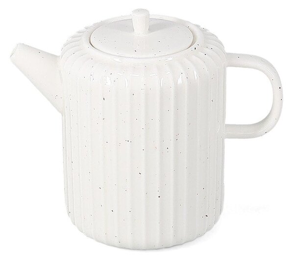 Bílá konvice na čaj z kostního porcelánu 540 ml Ora Gloss – Salt&Pepper
