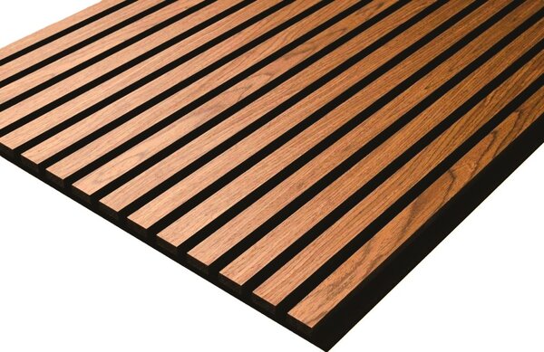 Horve Akustický panel 2670 x 572 mm - tmavý ořech lakovaný