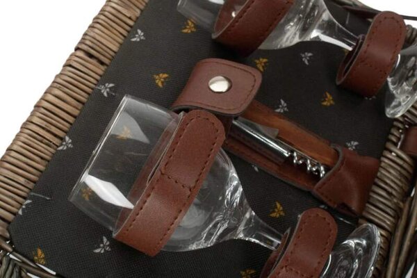 Willow Direct Piknikový koš NATURE proutěný pro 2 osoby