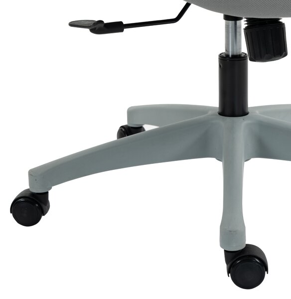 Ergonomická kancelářská židle COSMO - šedá síťovina / nosnost 150 kg