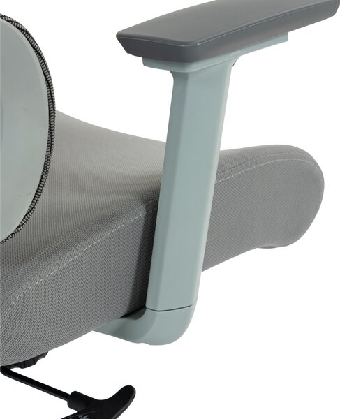 Ergonomická kancelářská židle COSMO - šedá síťovina / nosnost 150 kg
