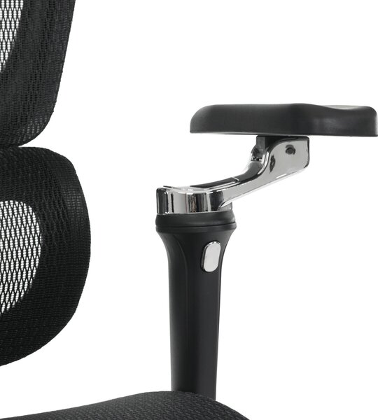 Ergonomická kancelářská židle FORCE - černá síťovina
