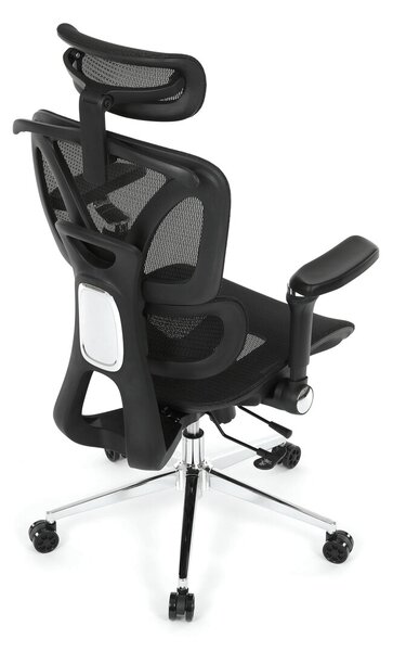 Ergonomická kancelářská židle FORCE - černá síťovina