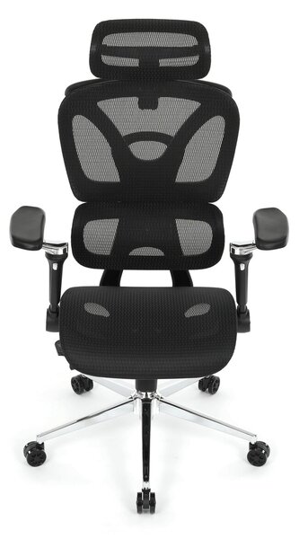 Ergonomická kancelářská židle FORCE - černá síťovina