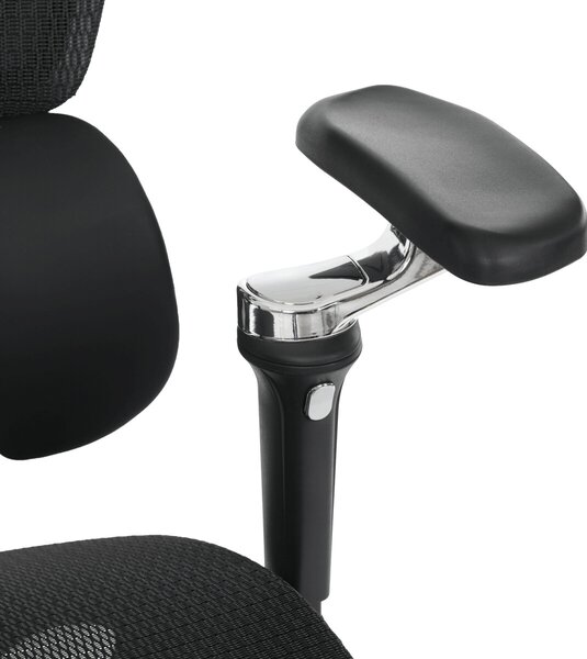Ergonomická kancelářská židle EXECUTIVE - černá síťovina