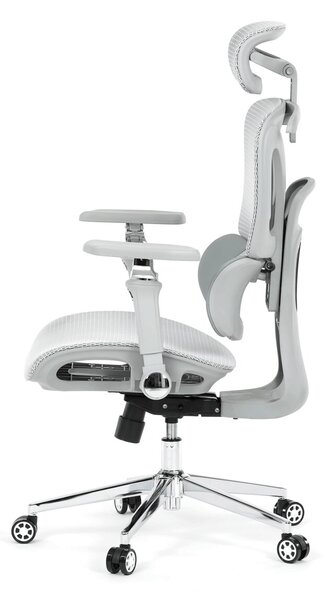 Ergonomická kancelářská židle EXECUTIVE - šedá síťovina