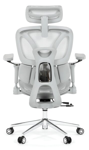 Ergonomická kancelářská židle EXECUTIVE - šedá síťovina
