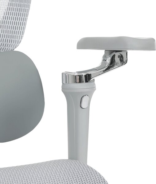 Ergonomická kancelářská židle EXECUTIVE - šedá síťovina