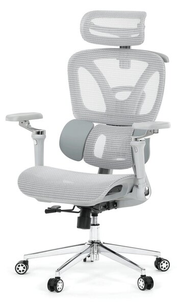 Ergonomická kancelářská židle EXECUTIVE - šedá síťovina