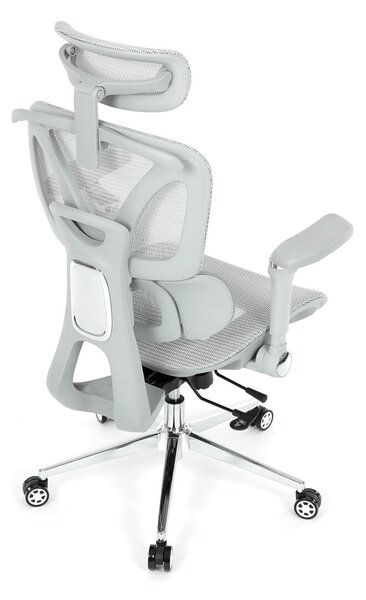 Ergonomická kancelářská židle EXECUTIVE - šedá síťovina