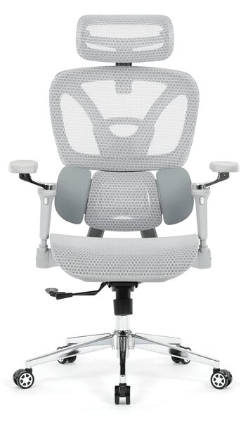 Ergonomická kancelářská židle EXECUTIVE - šedá síťovina