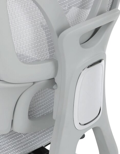 Ergonomická kancelářská židle EXECUTIVE - šedá síťovina