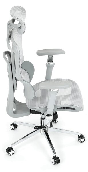 Ergonomická kancelářská židle EXECUTIVE - šedá síťovina
