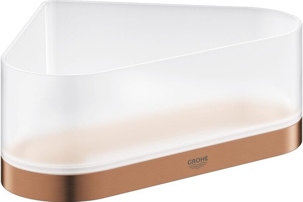 Grohe Selection rohová polička 20 cm bílá-měděná 41038DL0