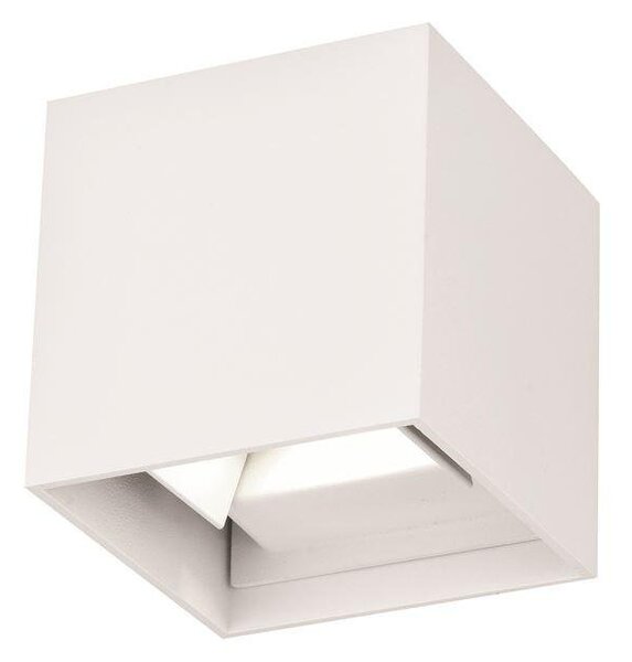 NV 747406 Venkovní nástěnné svítidlo COMO bílý hliník LED 2x3W 3000K 220-240V nastavitelný úhel 0-90st. IP54 - NOVA LUCE