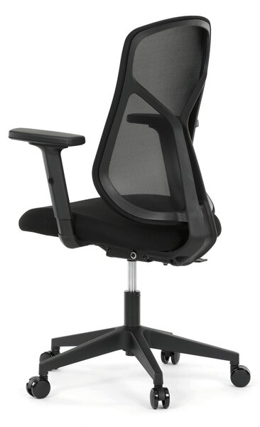 Ergonomická kancelářská židle NOMI - černá síťovina
