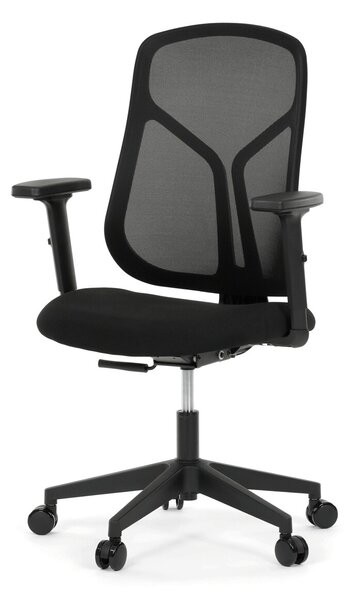 Ergonomická kancelářská židle NOMI - černá síťovina