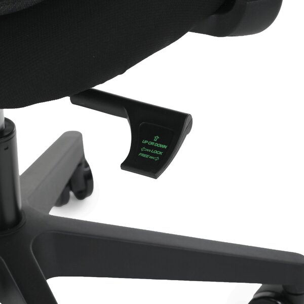 Ergonomická kancelářská židle NOMI - černá síťovina