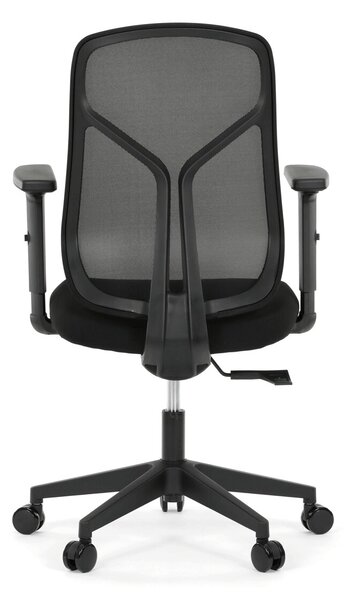 Ergonomická kancelářská židle NOMI - černá síťovina