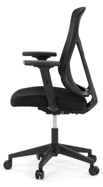 Ergonomická kancelářská židle NOMI - černá síťovina