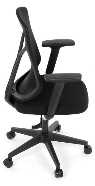 Ergonomická kancelářská židle NOMI - černá síťovina