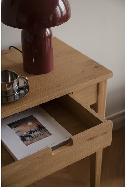 Konzolový stolek s deskou v dubovém dekoru v přírodní barvě 40x110 cm Garrison – Rowico