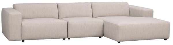 Rowico Bouclé rohová pohovka WILLARD 312 cm, pravá