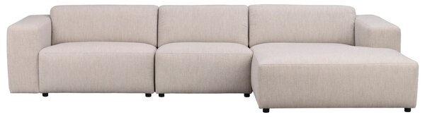 Rowico Bouclé rohová pohovka WILLARD 312 cm, pravá